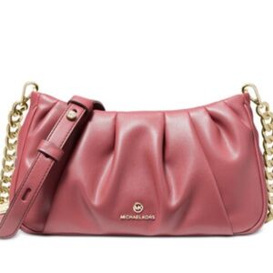 Michael Michael Kors Hannah Small Convertible Clutch Light Berry Sorbet